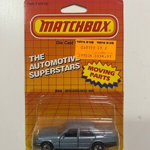 Matchbox Mercedes-Benz 300E Toy Car - Silver